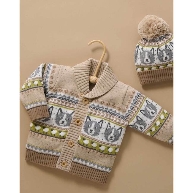 Sheep Dog Cardigan Herding Farisle - Cardigans - 5