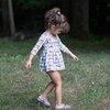Long Sleeve Bubble Romper in Sneakers - Rompers - 2