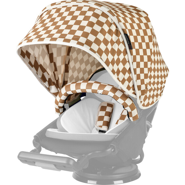 Stroller Canopy, Chestnut Check