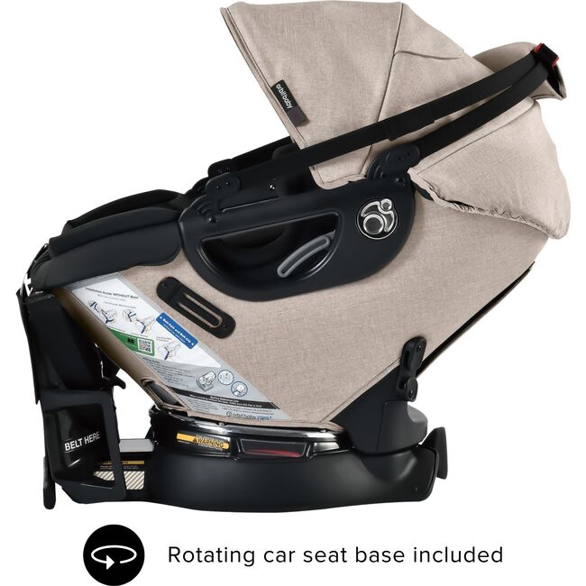 Stroll & Ride Travel System, Black Luxe/Melange Flax - Travel Systems - 2