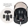 Stroll & Ride Travel System, Black Luxe/Melange Flax - Travel Systems - 3