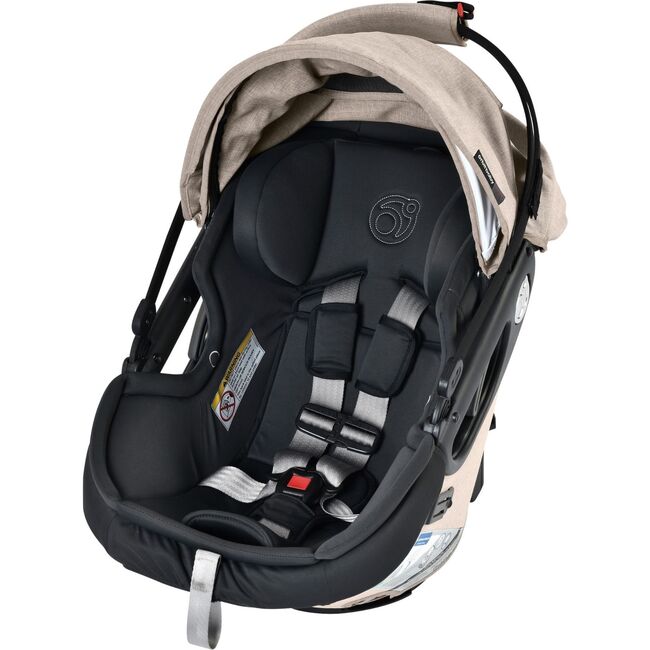 Stroll, Lounge & Ride Travel System, Black Luxe/Melange Flax - Travel Systems - 4