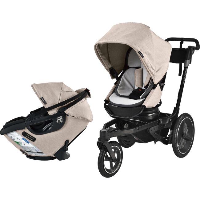 Jog & Ride Travel System, Black/Melange Flax