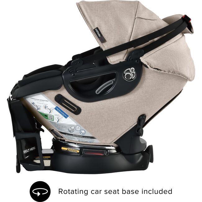 Stroll, Lounge & Ride Travel System, Rose Gold/Melange Flax - Travel Systems - 2