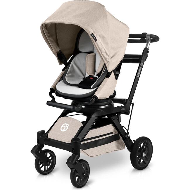 G5 Stroller, Black/Melange Flax
