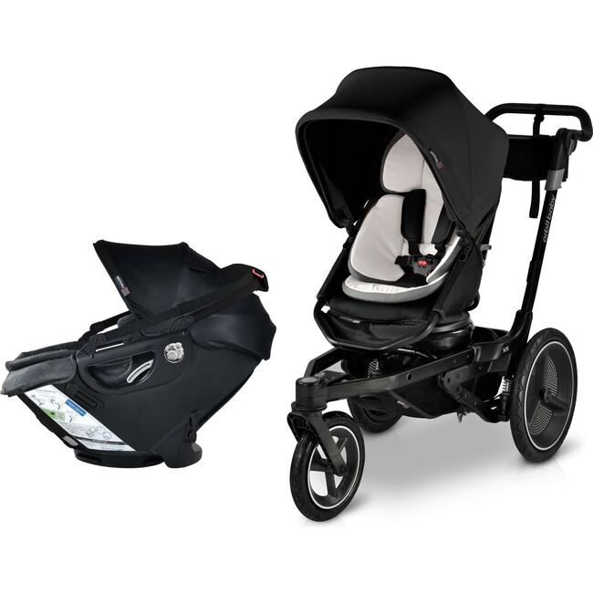 Jog & Ride Travel System, Black/Black Merino