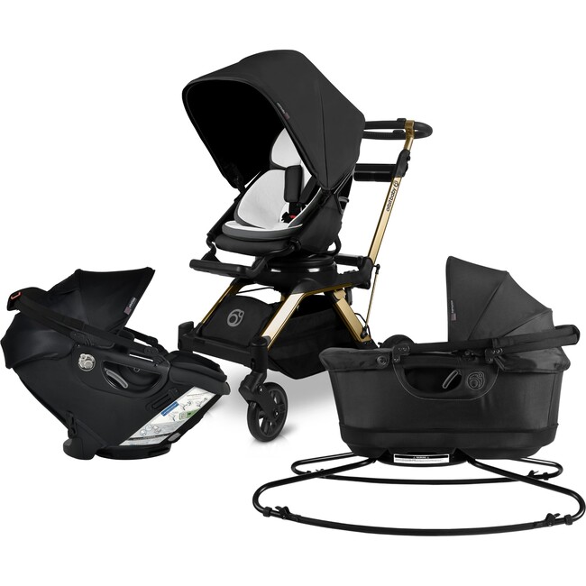 Stroll, Lounge & Ride Travel System, Gold/Black
