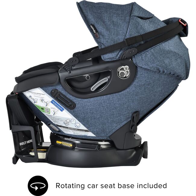 Stroll, Lounge & Ride Travel System, Rose Gold/Melange Navy - Travel Systems - 2