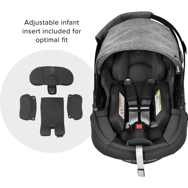 Stroll, Lounge & Ride Travel System, Black/Melange Grey - Travel Systems - 3