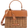 Mini Insulated Hand-Woven Wicker Lunchbox, Brown - Food Storage - 1 - thumbnail