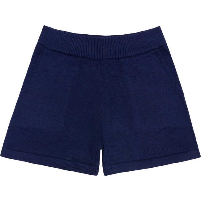 Women's Navy Knit Short