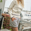 Women's Breton Stripe Knit Short - Shorts - 3