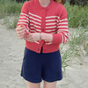 Women's Navy Knit Short - Shorts - 5