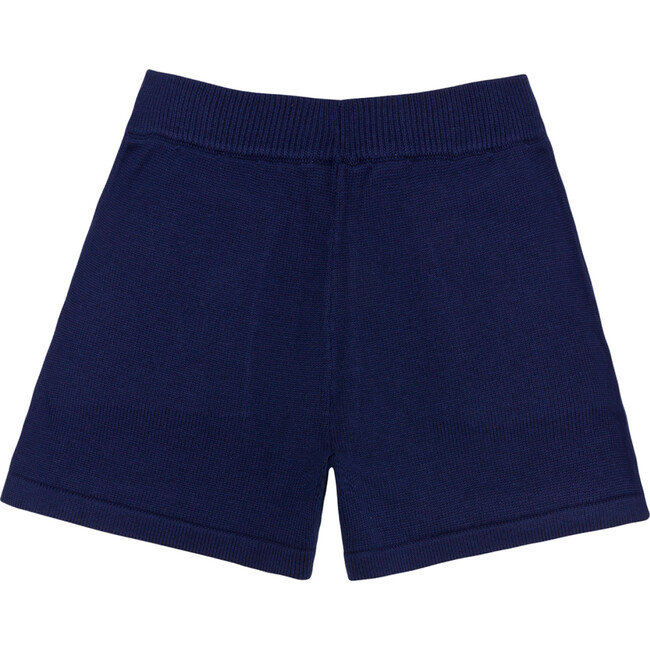 Women's Navy Knit Short - Shorts - 6