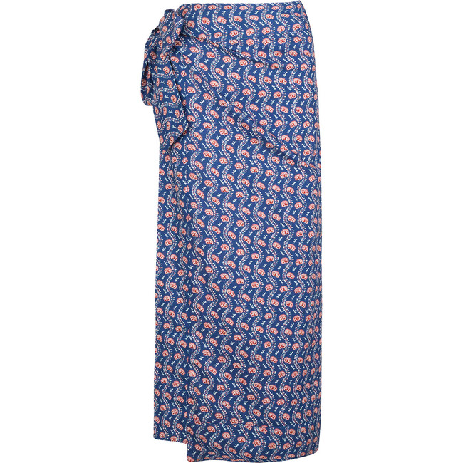Women's Navy Primrose Pareo - Cover-Ups - 7