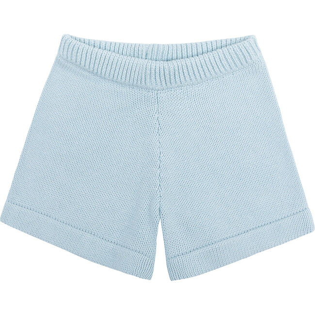 Unisex Light Blue Knit Short