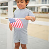 Unisex Harbor Stripe Short Sleeve Rashguard One Piece - Rash Guards - 2