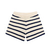 Unisex Breton Stripe Knit Short - Shorts - 1 - thumbnail