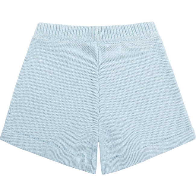 Unisex Light Blue Knit Short - Shorts - 5