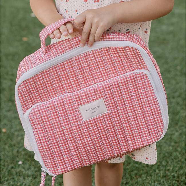 Poppy Gingham Coated Lunchbox - Lunchbags - 2