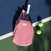 Poppy Gingham Coated Tennis Bag - Bags - 2