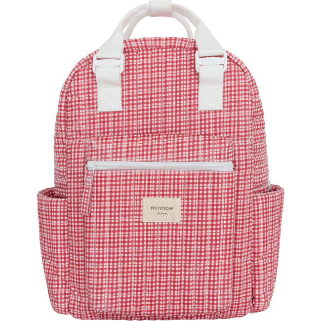 Poppy Gingham Coated Everyday Backpack