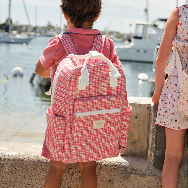 Poppy Gingham Coated Everyday Backpack - Backpacks - 2