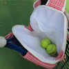 Poppy Gingham Coated Tennis Bag - Bags - 6