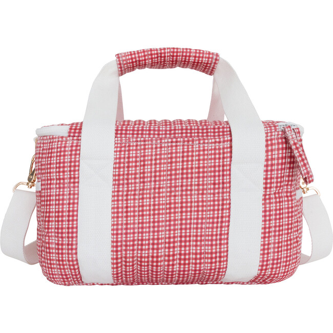 Poppy Gingham Coated Cooler Bag - Bags - 6