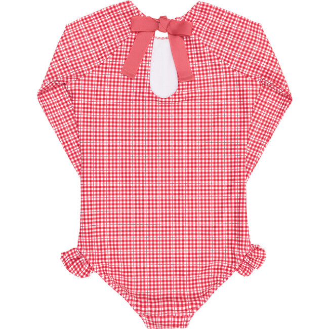 Girls Poppy Gingham Rashguard One Piece - One Pieces - 5