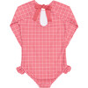 Girls Poppy Gingham Rashguard One Piece - One Pieces - 5