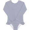 Girls Harbor Stripe Rashguard One Piece - One Pieces - 1 - thumbnail