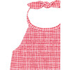 Girls Poppy Gingham Smocked Halter Bikini - Two Pieces - 6