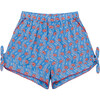 Girls Blue Primrose Tie-Knot Short - Shorts - 1 - thumbnail