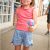 Girls Blue Primrose Tie-Knot Short - Shorts - 2
