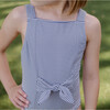 Girls Harbor Stripe Tie-Front One Piece - One Pieces - 5