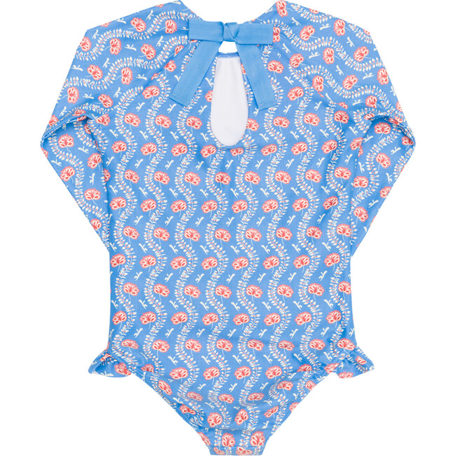 Girls Blue Primrose Rashguard One Piece - One Pieces - 4