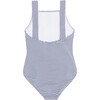Girls Harbor Stripe Tie-Front One Piece - One Pieces - 6