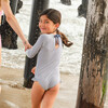 Girls Harbor Stripe Rashguard One Piece - One Pieces - 4