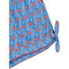 Girls Blue Primrose Tie-Knot Short - Shorts - 5