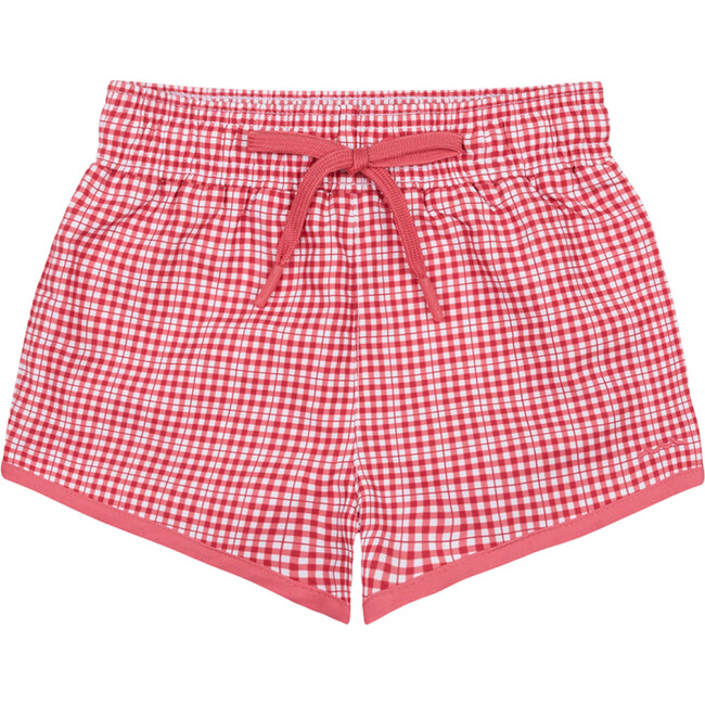 Boys Poppy Gingham Boardie