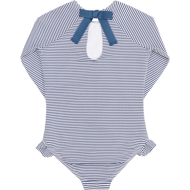 Girls Harbor Stripe Rashguard One Piece - One Pieces - 6