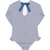 Girls Harbor Stripe Rashguard One Piece - One Pieces - 6