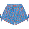 Girls Blue Primrose Tie-Knot Short - Shorts - 6