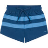 Boys Newport Navy Colorblock Boardie - Swim Trunks - 1 - thumbnail