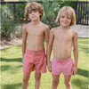 Boys Poppy Gingham Boardie - Swim Trunks - 5