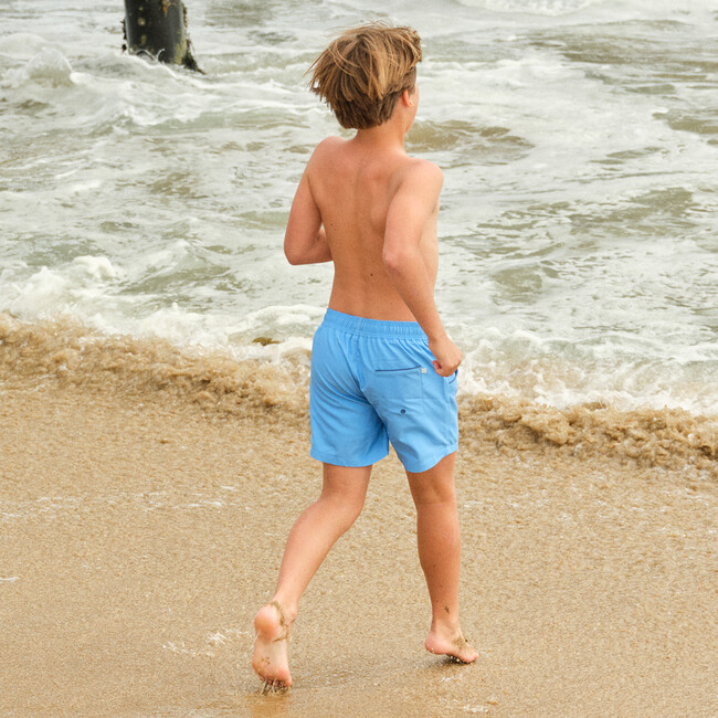 Boys Balboa Blue Panelled Boardie - Swim Trunks - 6