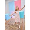 Swing Dress, Pink Crinkle Stars - Dresses - 2