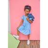 Smita Dress, Cornflower Block Print - Dresses - 2