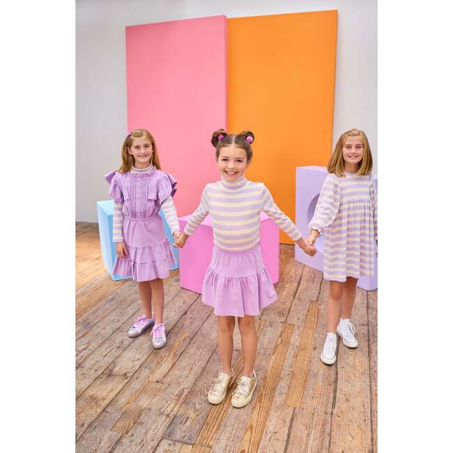 Sally Skort, Lavender Corduroy - Skirts - 2